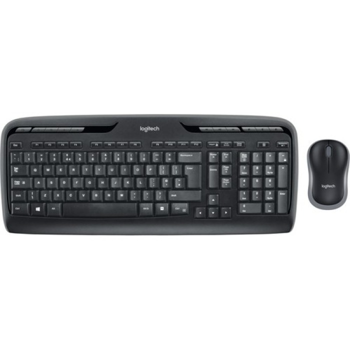 Logitech MK330 Kablosuz Türkçe Klavye Mouse Seti - Siyah