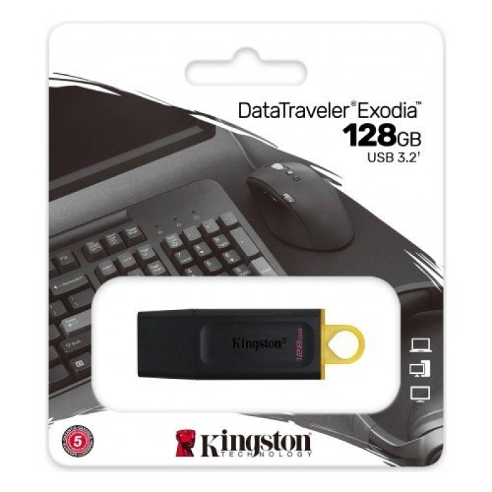 Kingston 128GB DataTraveler Exodia USB 3.2 USB Flash Bellek