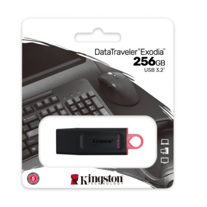 Kingston 256GB DataTraveler Exodia USB 3.2 USB Flash Bellek