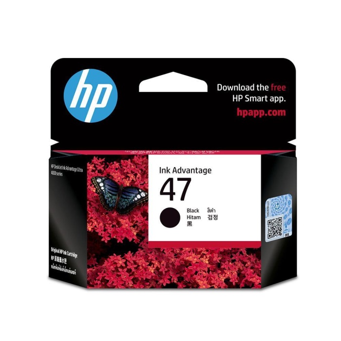 HP 47 Siyah Mürekkep Kartuşu (6ZD21AE) HP Deskjet Ultra 4828