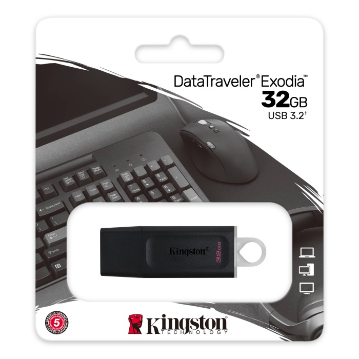 Kingston 32GB DataTraveler Exodia USB 3.2 USB Flash Bellek