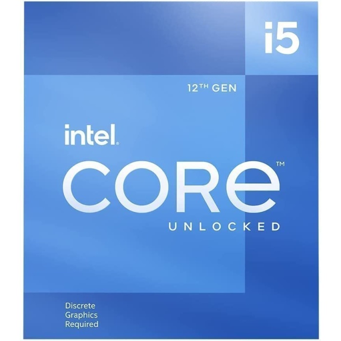 Intel Core i5 12400F 4.40GHz 18MB Önbellek 6 Çekirdek Soket 1700 10nm İşlemci