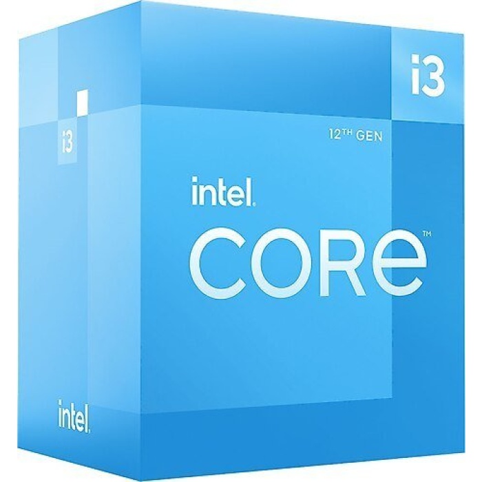 Intel Core i3 12100F 4.3GHz 12MB Önbellek 4 Çekirdek Soket 1700 10nm İşlemci