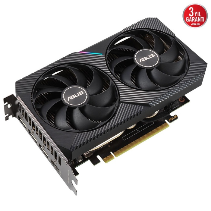 ASUS Dual GeForce RTX 3050 OC Edition 8GB GDDR6 128 Bit RGB LHR Ekran Kartı