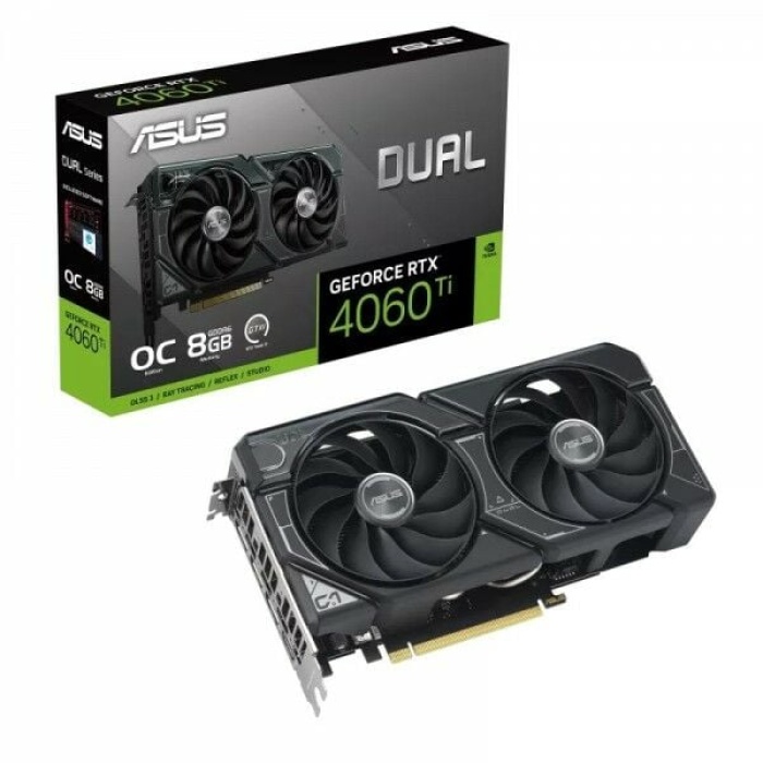 ASUS GeForce RTX 4060 Ti DUAL OC 8GB GDDR6 DLSS 3 128 Bit Ekran Kartı