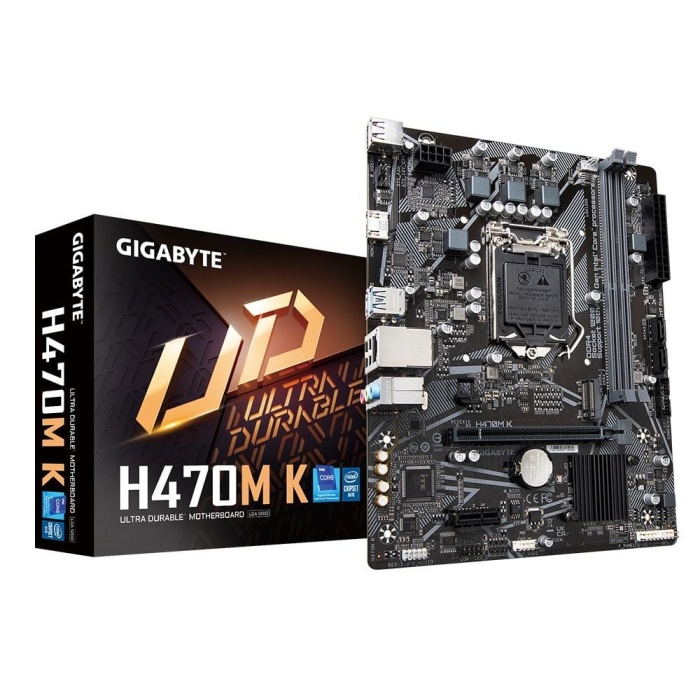 Gigabyte H470M K Intel H470 Soket 1200 DDR4 2933MHz mATX Gaming Anakart