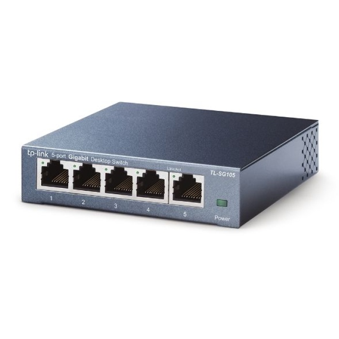 TP-LINK TL-SG105 5-Port 10/100/1000Mbps Masaüstü Switch