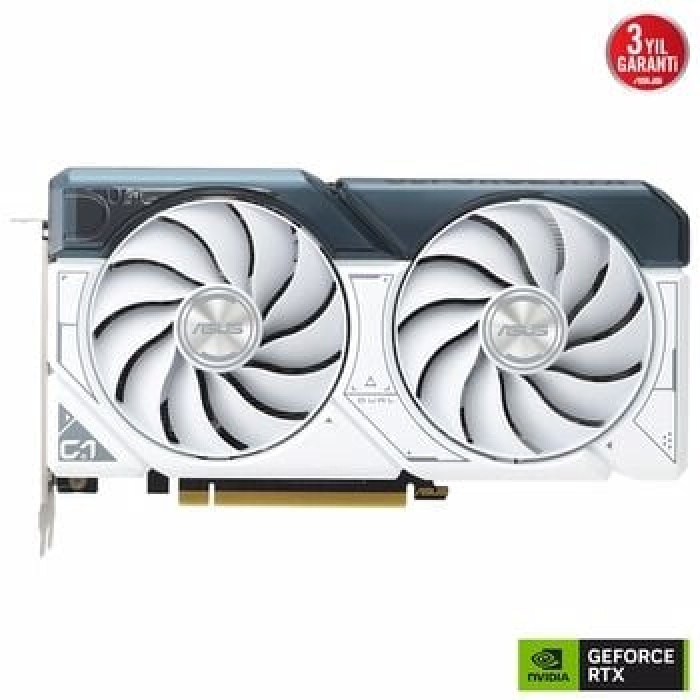 ASUS GeForce RTX 4060 DUAL WHITE OC 8GB GDDR6 DLSS 3 128 Bit Ekran Kartı