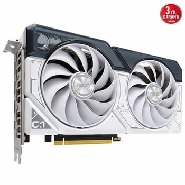 ASUS GeForce RTX 4060 DUAL WHITE OC 8GB GDDR6 DLSS 3 128 Bit Ekran Kartı