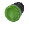 22mm Yeşil Plastik Sinyal Lambası Kafası