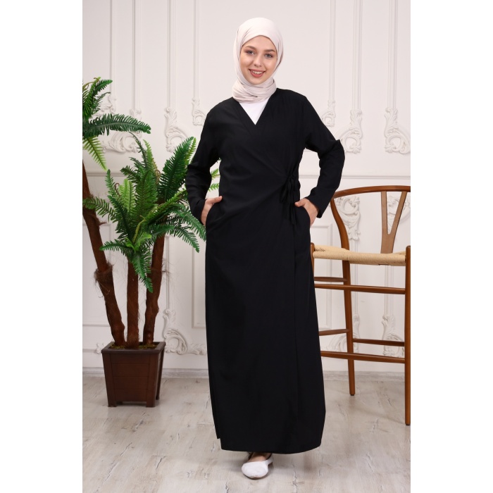 Yandan Bağlamalı Namaz Elbisesi N210