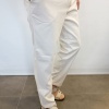 Lastikli Fit Pantolon - Krem