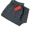 Lastikli Fit Pantolon - Lacivert Keten