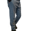 Lastikli Fit Pantolon - Lacivert Keten