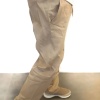Lastikli İpli Fit Pantolon - Kamel