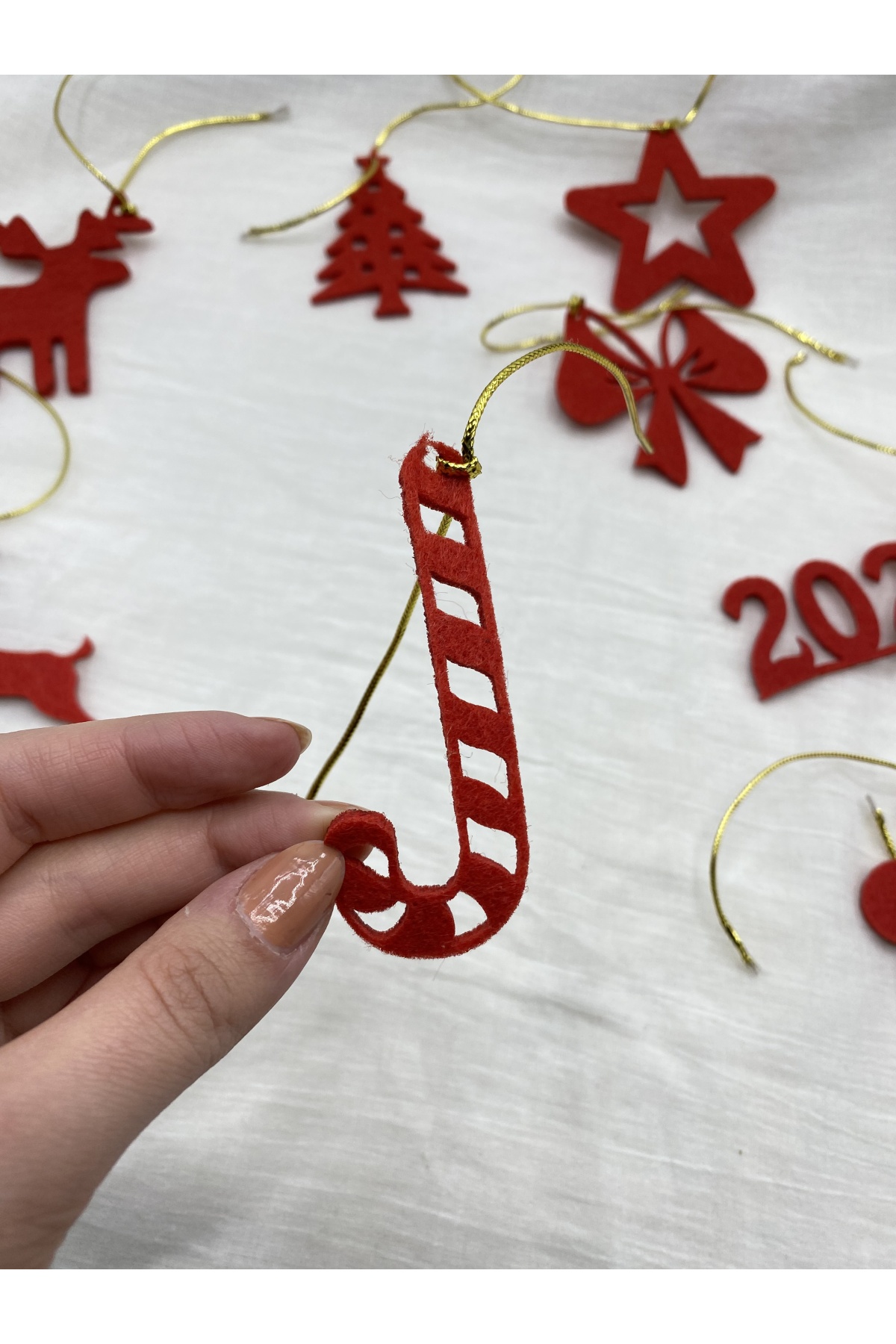 Christmas Tree Popsicle Stick Ornament Craft