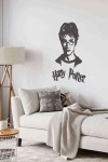 Harry Potter Figürlü Siyah Ahşap Lazer Duvar Dekoru Tablo