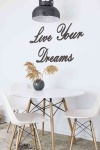 Live Your Dreams Mdf Tablo Wall Art