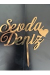 Pasta Süsü GOLD Cake Topper 03