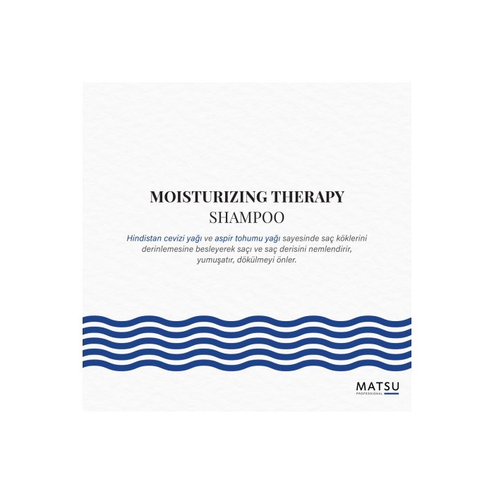 Moisturizing Therapy Shampoo Kuru Saçlara Özel Yoğun Nem Şampuanı 500 ml