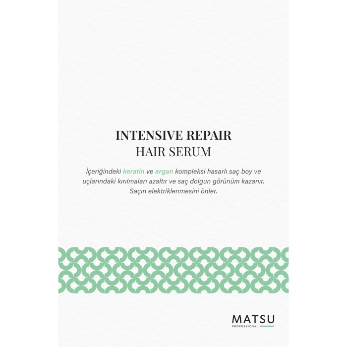 Intensive Repair Yıpranmış Saçlar Için Yoğun Bakım Saç Serumu 100ml