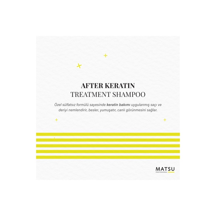 After Keratin Sülfatsız Saç Bakım Şampuanı 500 ml