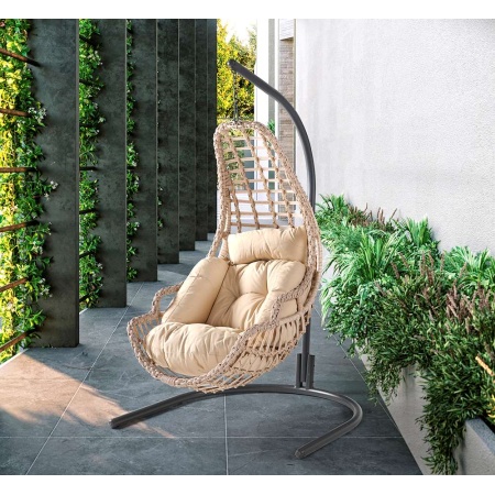 Bahçe Balkon Teras Tekli Salıncak Muz