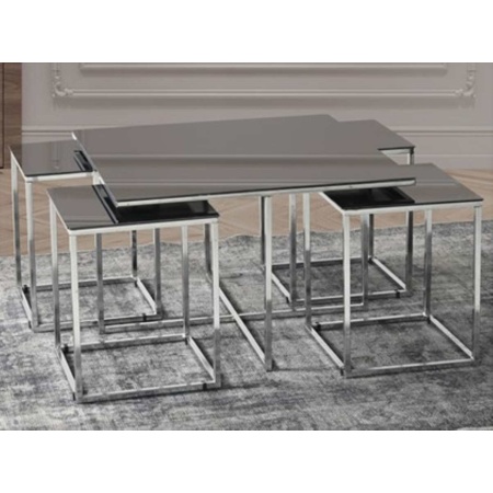 Kare Yavrulu Zigon Sehpa Takımı