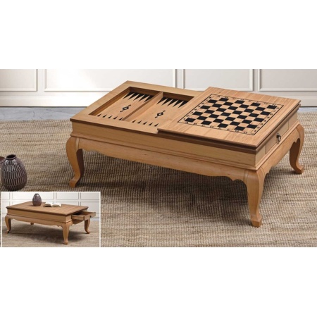 Salon Orta Açılır Sehpa Stranç Tabla Oyun Sehpası