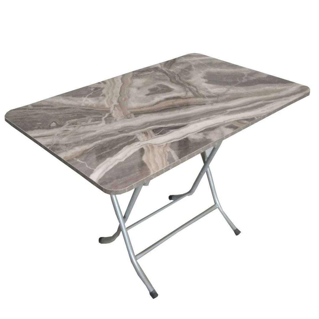 Katlanır Balkon Mutfak Masası Gri - 70*109 cm