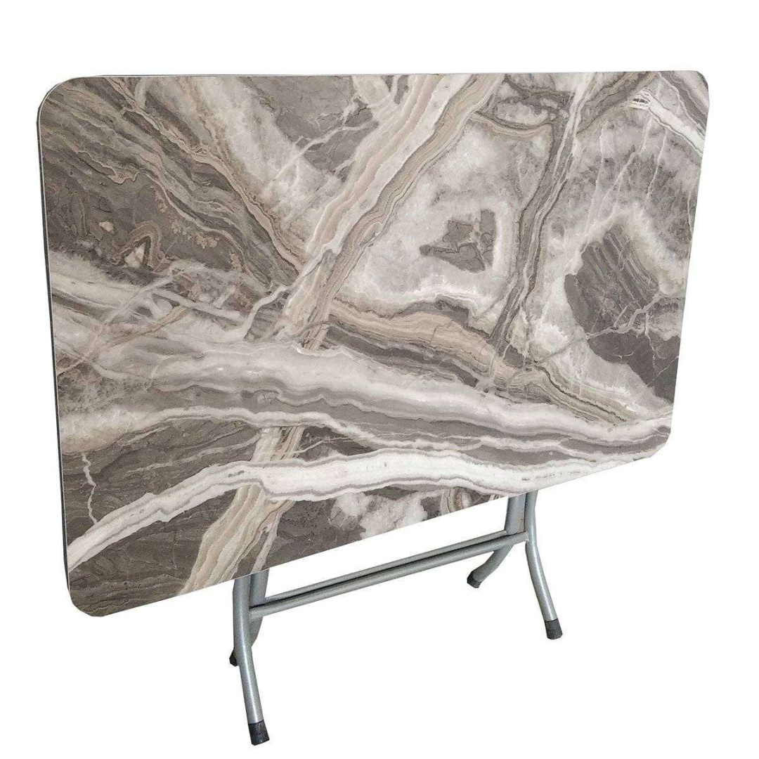 Katlanır Balkon Mutfak Masası Gri - 70*109 cm