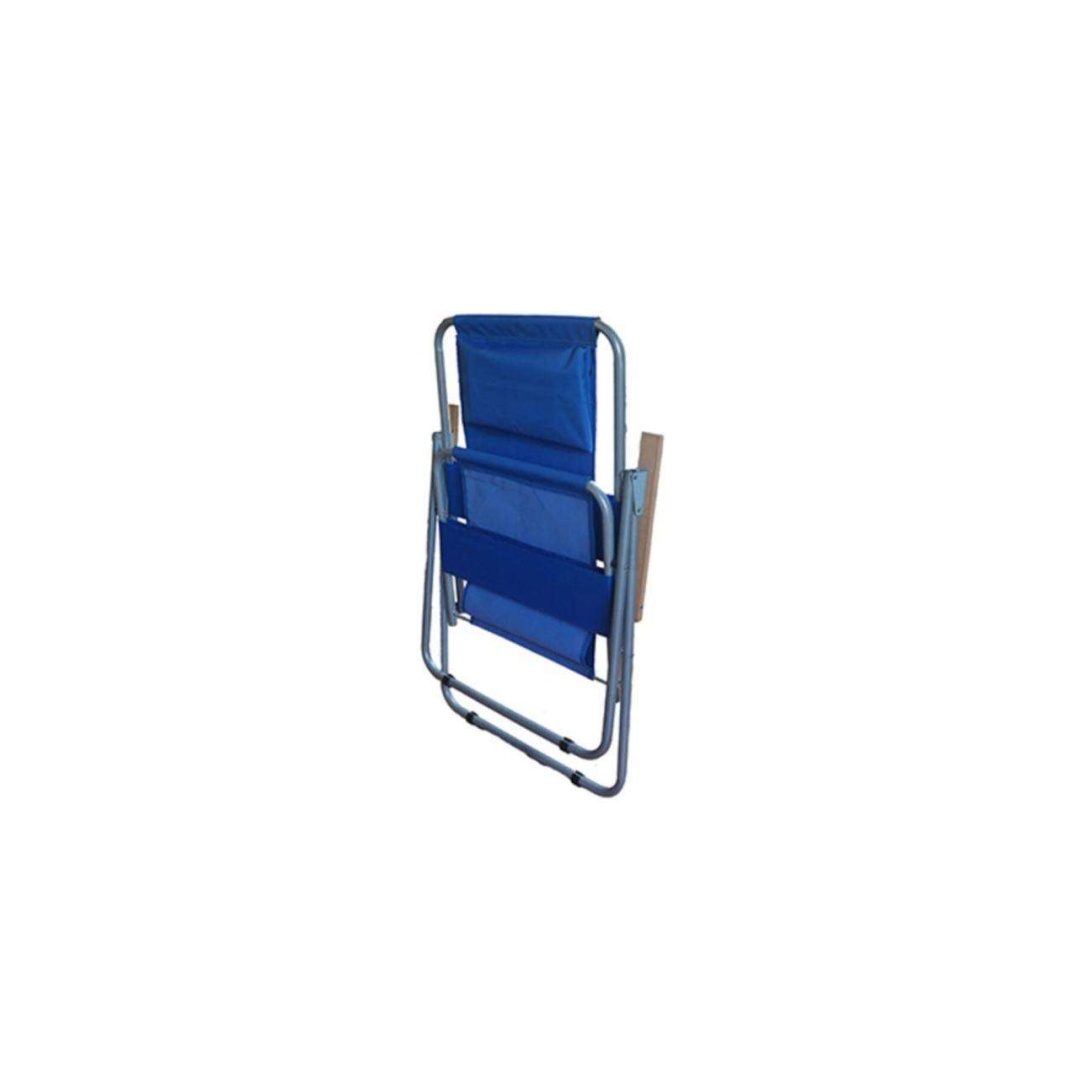 Yastıklı Katlanabilir Piknik-Kamp Sandalyesi Mavi