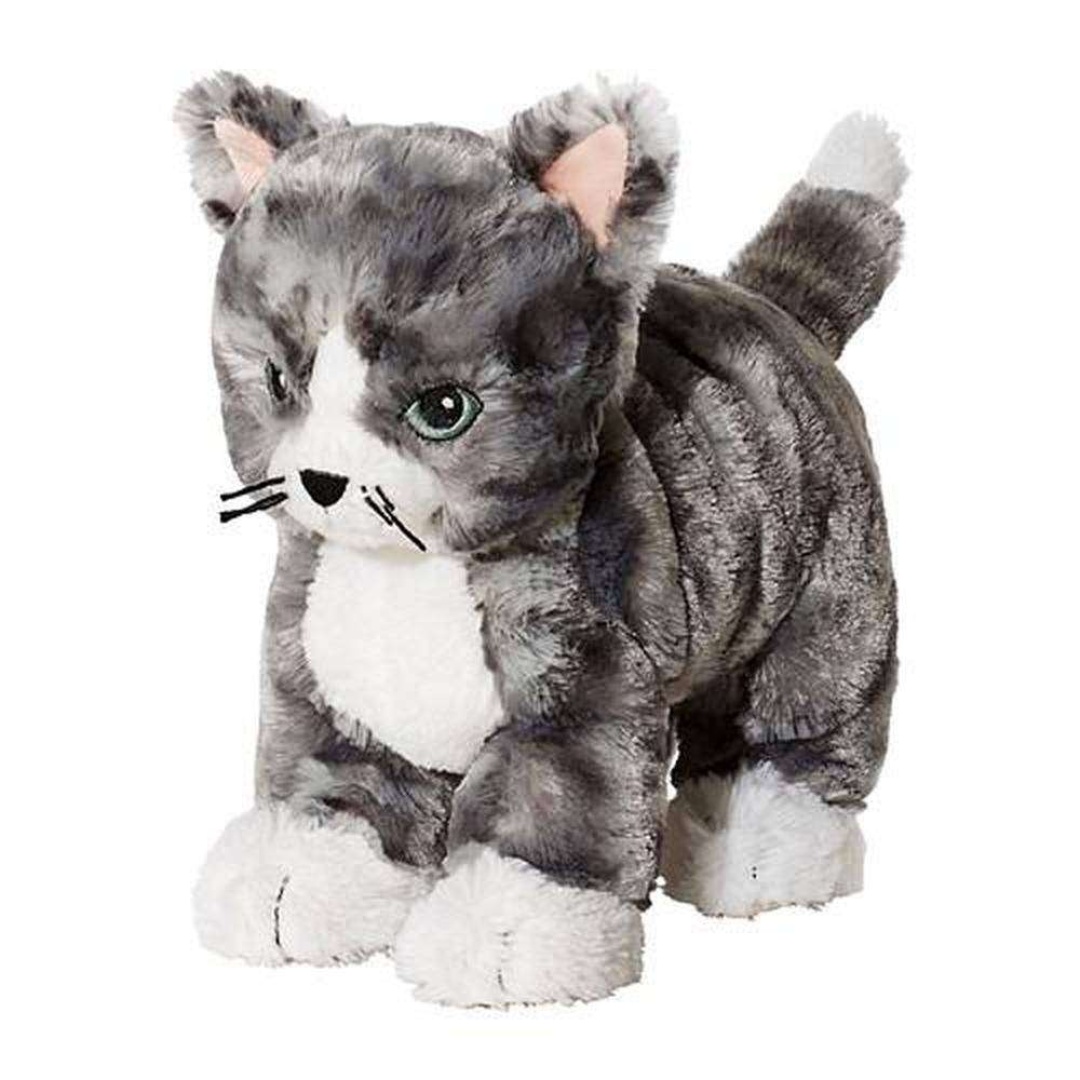 Peluş Kedi-Gri Beyaz