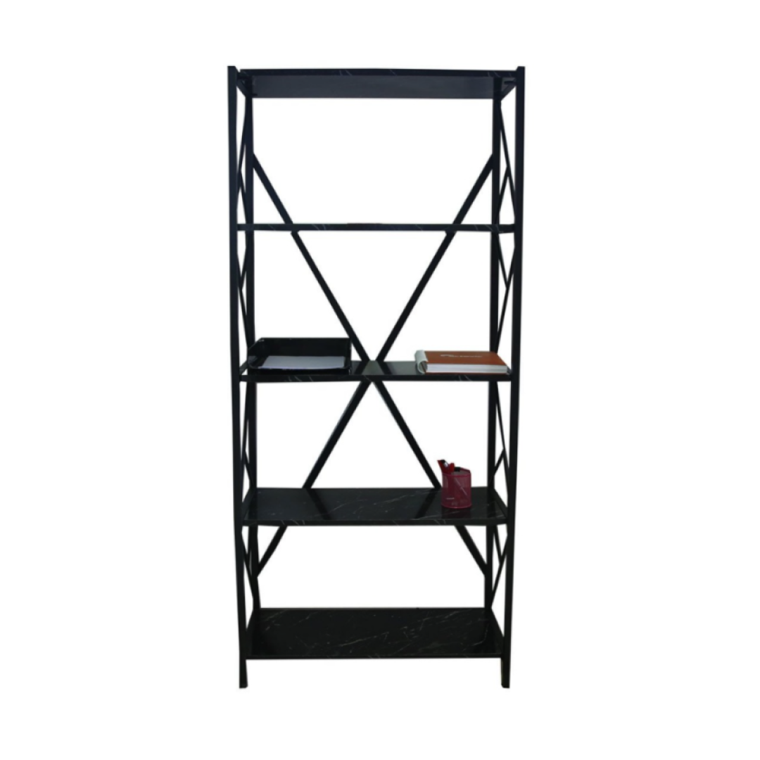 4 Raflı Metal Kitaplık 120 cm renk Seçenekli
