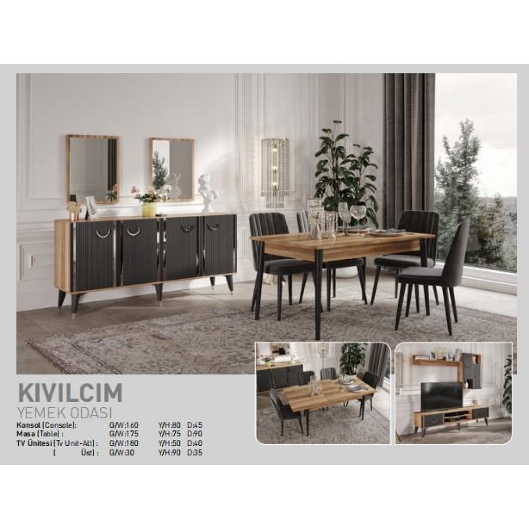 Salon Yemek Odası Takımı Kıvılcım