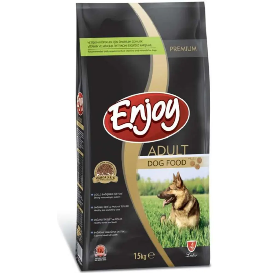 Enjoy Biftekli Yetişkin Köpek Maması 15 Kg