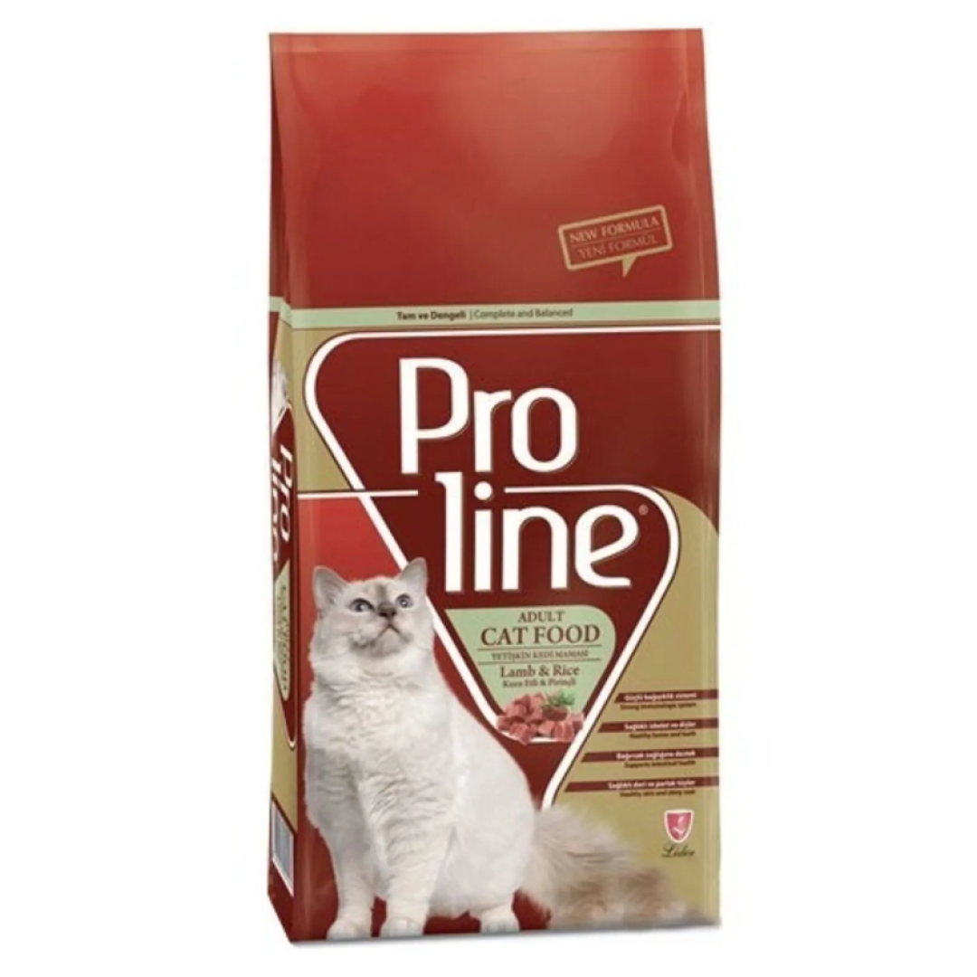 ProLine Kuzu Etli ve Pirinçli Yetişkin Kedi Maması 1.2 Kg
