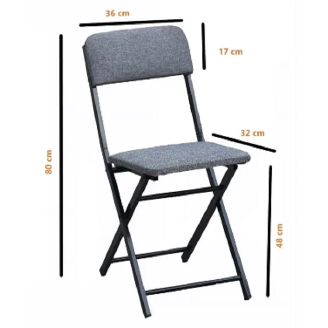 Masa Sandalye Katlanır Bistro Takımı 60 cm Renk Seçenekli