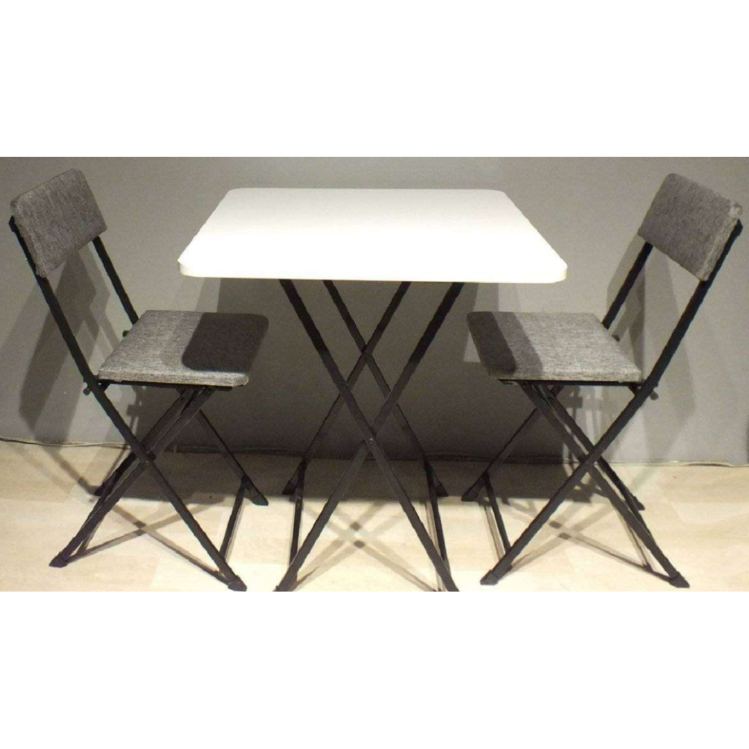 Masa Sandalye Katlanır Bistro Takımı Kare 60 cm Renk Seçenekli