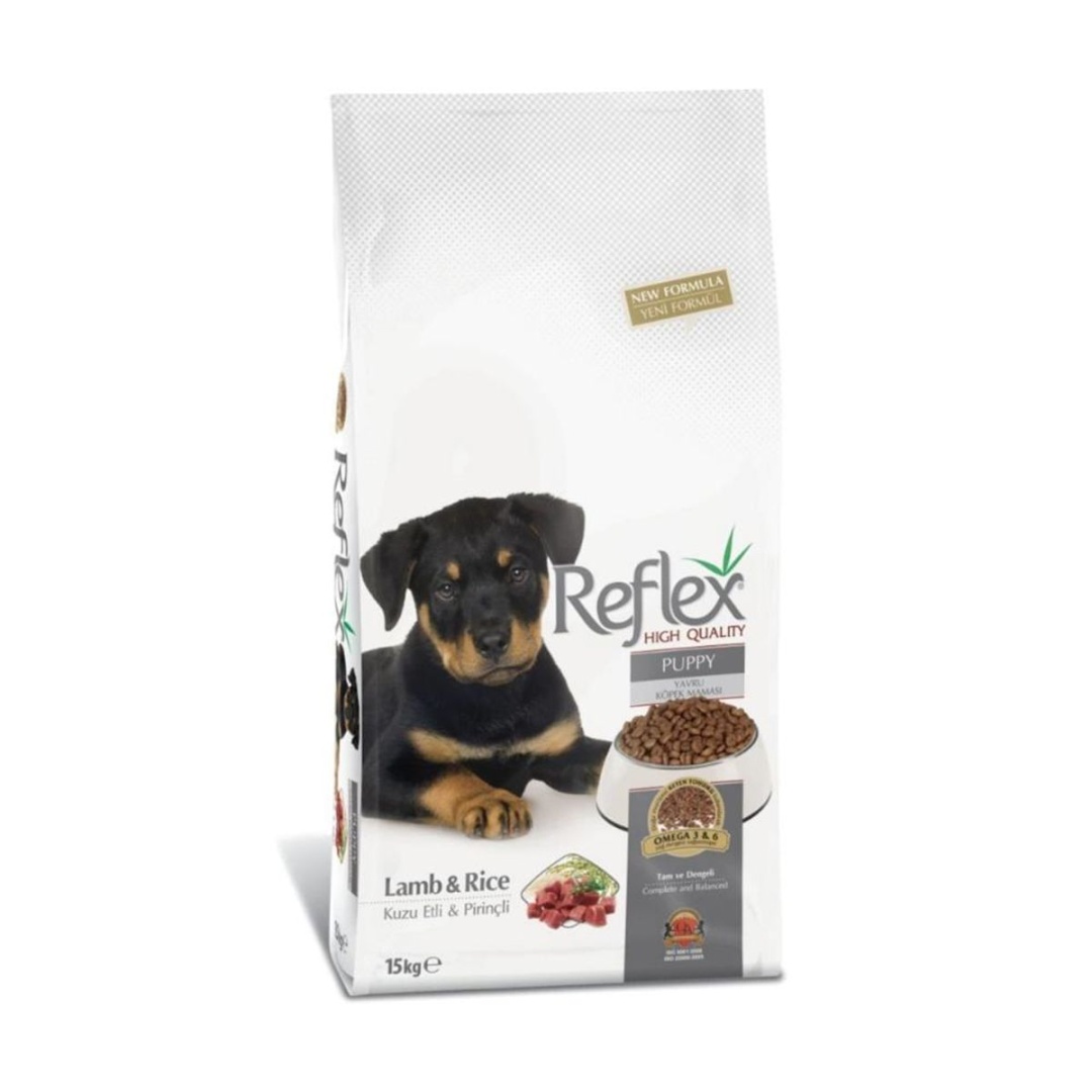 Reflex Puppy Lamb Rice Kuzulu ve Pirinçli 15 kg Yavru Köpek Maması