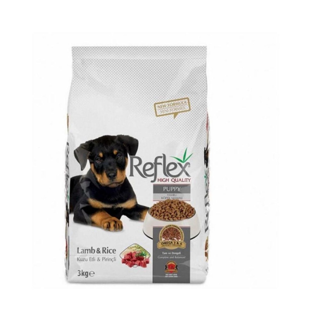 Reflex Puppy Kuzu Etli&Pirinçli Yavru Köpek Maması 3 Kg