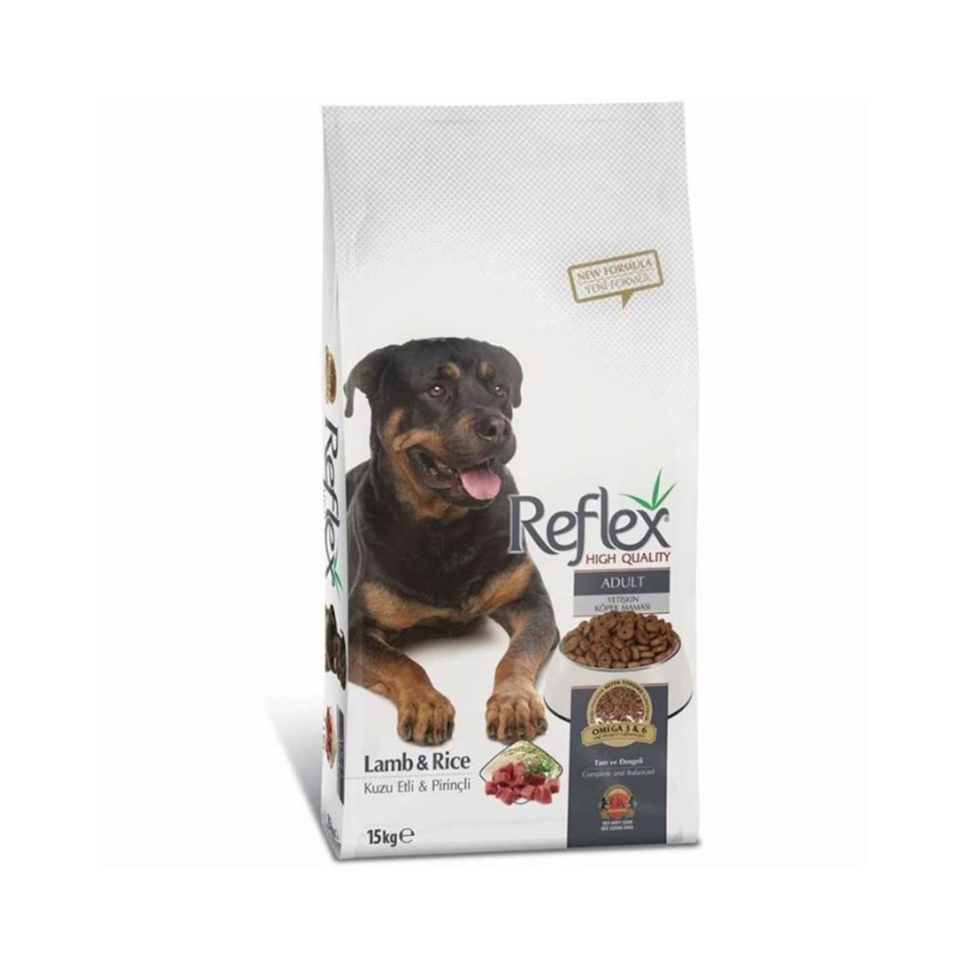 Reflex Kuzu Etli Pirinçli Yetişkin Köpek Maması 15 kg