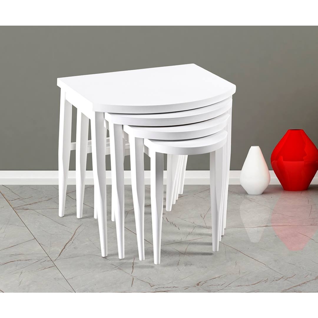 Oval Zigon Sehpa Modeli- 2 Renk Seçeneği