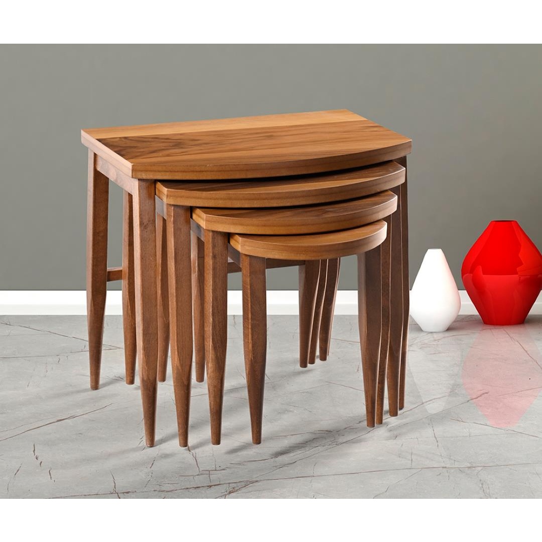 Oval Zigon Sehpa Modeli- 2 Renk Seçeneği