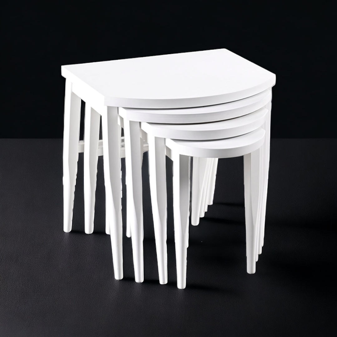 Oval Zigon Sehpa Modeli- 2 Renk Seçeneği