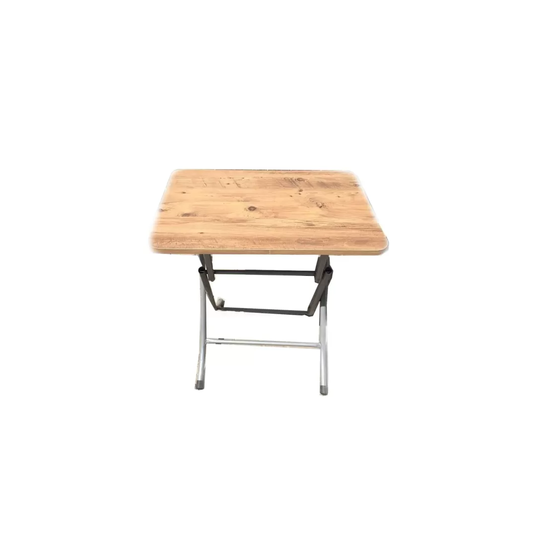 Mermer Desenli Gri Katlanır Balkon Masası - 90*60 cm
