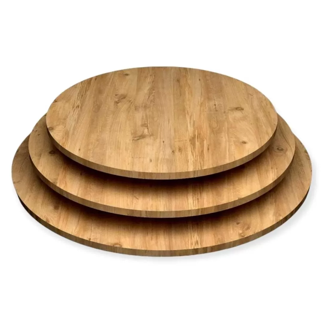 Yuvarlak Üst Tabla  Renk Seçenekli Ayaksız 45x45 cm