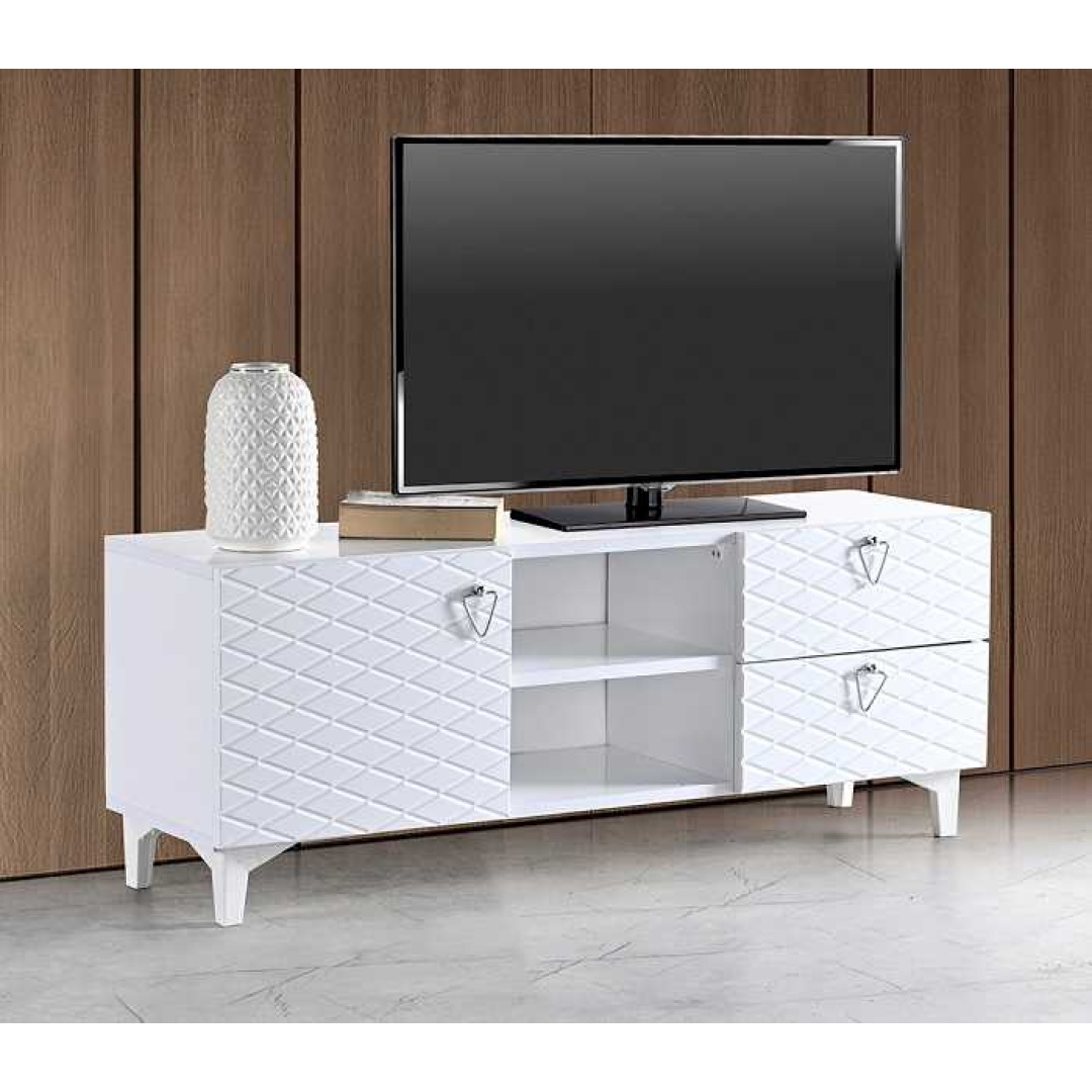 Kare TV Sehpası Renk Seçenekleriyle 120cm