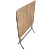Katlanır Balkon Mutfak Masası Atlantik Çam 60x60 cm Ölçü Seçenekli