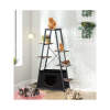 Kedi Evi Çok Amaçlı Raflı Çiçeklik Saksılık Kedi Merdiveni
